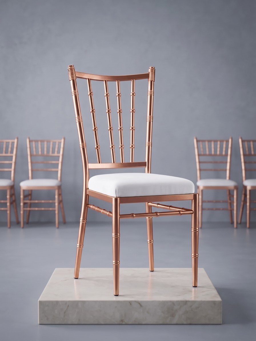 Rose gold Tiffany chairs supplier Punjab